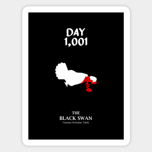 Day 1001: Let's not be turkeys - The Black Swan (Nassim N. Taleb) Magnet